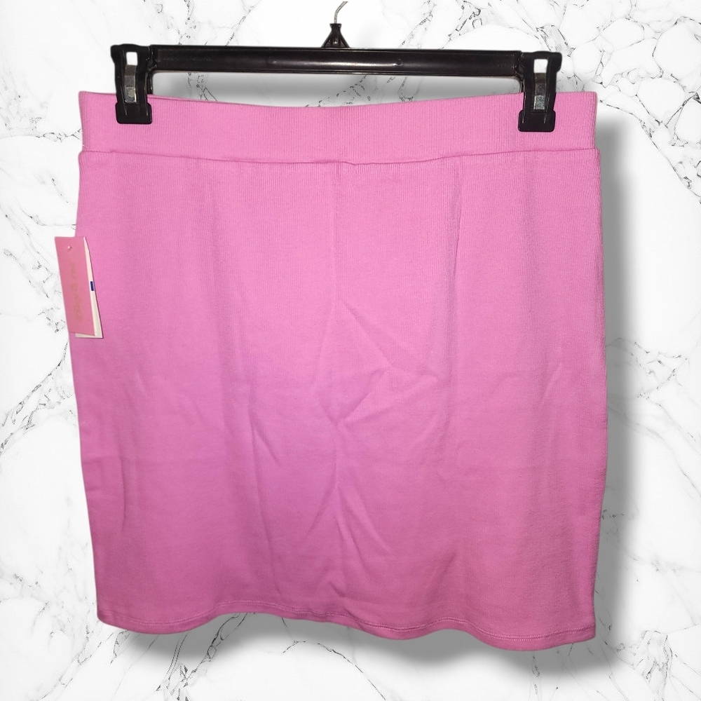RaeRiley & Rae Sia Ribbed Short Mini Skirt - Picture 3 of 7
